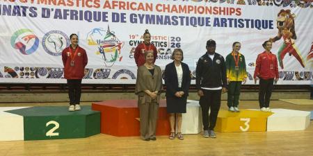 سيطرة مصرية علي منصات التتويج في بطولة افريقيا للجمباز الفني بالكاميرون