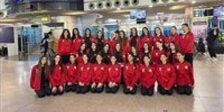 منتخب مصر الجمباز الإيقاعي يغادر جنوب أفريقيا للبطولة الأفريقية