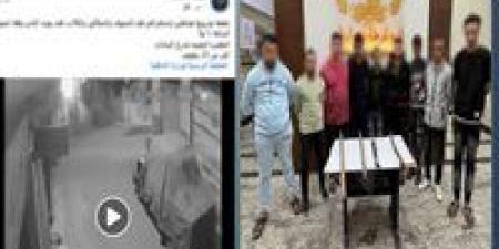 ضبط 8 أشخاص اعتدوا على بائع لترهيبه بسبب خلافات الجيرة بالإسكندرية