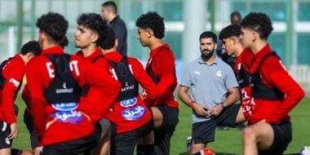 منتخب مصر للناشئين يواجه الجزائر فى الودية الثانية اليوم