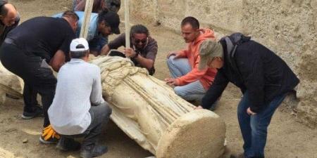 اكتشاف تمثال للمعبودة اليونانية أثينا فى لاوديسيا بتركيا
