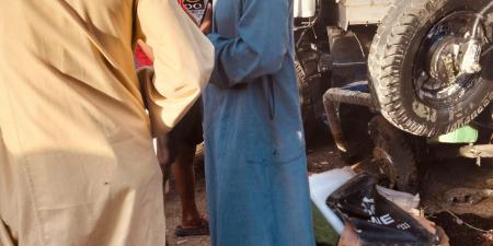 تريلا تدهس عدة مركبات وتصيب 4 أشخاص عند كمين الرمل بنجع حمادي