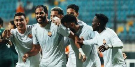 الجونة يتقدم على حرس الحدود في الشوط الأول 1-0 بهدف عبد الله السعيد