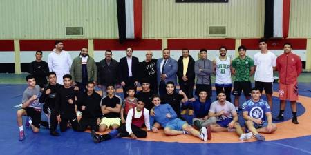 بطلان من دمياط يحصدان ذهبية بطولة الجمهورية للمصارعة
