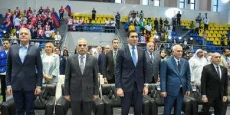 وزير الشباب والرياضة يشهد حفل افتتاح بطولة العالم الأثقال بالإسماعيلية