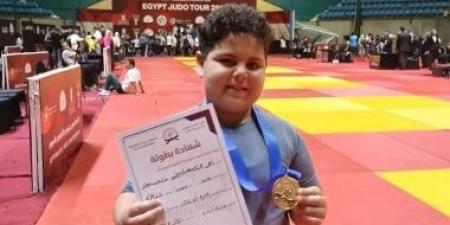 يحيى سعد الدين يحصد ذهبية بطولة الجمهورية للجودو للناشئين