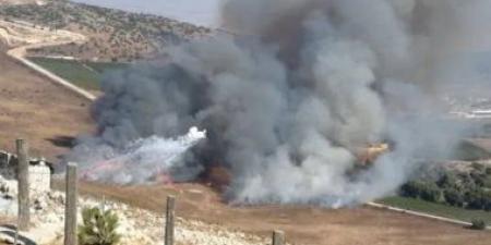 الجيش الإسرائيلى يقصف أهدافا لحزب الله بجنوب لبنان