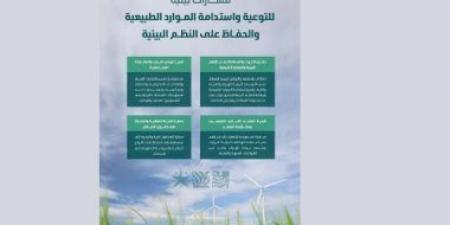 السعودية تطلق أسبوع البيئة 2026 بفعاليات وطنية لتعزيز الاستدامة وحماية الموارد الطبيعية