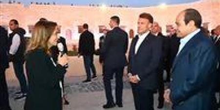 الرئيس السيسي يصطحب ماكرون في جولة بالإسكندرية