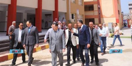 افتتاح مدرسة كفر سعد التجارية في دمياط