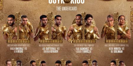 بتنظيم المتحدة للرياضة.. مصر تستضيف نزال الملاكمة العالمي Glory in Giza أمام الأهرامات