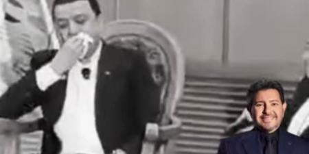 تأثر مصطفى كامل أثناء حفل تأبين هاني شاكر في أكاديمية الفنون.. تفاصيل