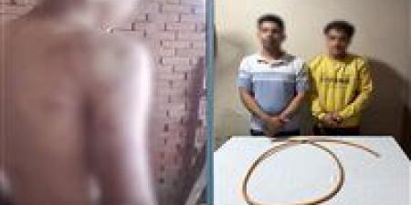 قيده وضربه بالخرطوم.. ضبط صاحب ورشة قيد عامل وتعدى عليه في الغربية