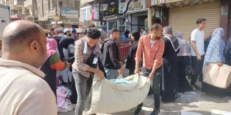 رؤساء مراكز ومدن الشرقية يقودون حملات مكثفة لرفع الإشغالات من الطريق