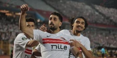 الزمالك يتقدم على اتحاد العاصمة بهدف الدباغ فى الشوط الأول بنهائي الكونفدرالية