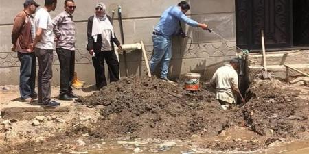 إنهاء أزمة تسريب مياه الشرب في فارسكور بدمياط