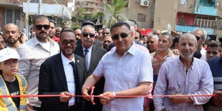 محافظ القليوبية يفتتح معرضا لبيع الخضار واللحوم بالقناطر الخيرية