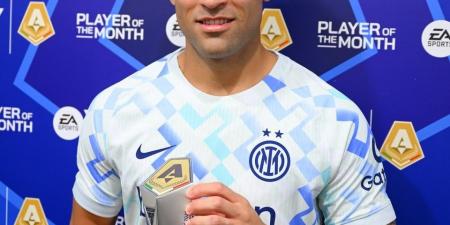 لاوتارو يحصد جائزتي الأفضل في الكالتشيو ولاعب الشهر داخل الإنتر