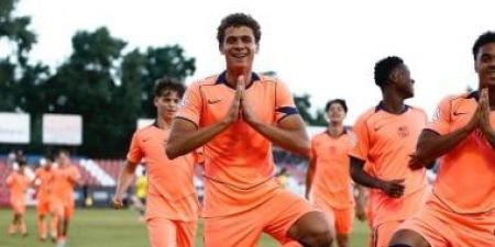 حمزة عبد الكريم يتحدى ريال مدريد فى نهائي كأس الأبطال مع برشلونة