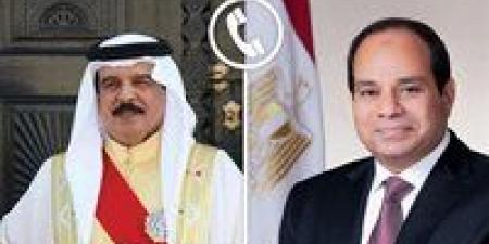 ملك البحرين يهنئ الرئيس السيسي بمناسبة عيد الأضحى المبارك