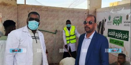 "بيطرى أسوان" يتابع منظومة ذبح الأضاحي بالمجان في المجازر خلال العيد