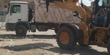 تكثيف أعمال النظافة خلال عيد الأضحى ورفع 500 طن مخلفات بحي ثان المحلة