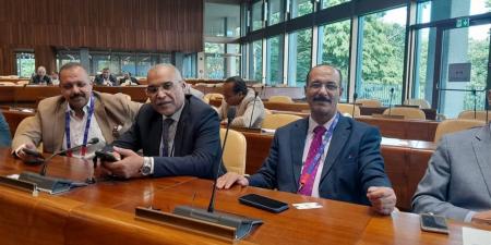 نقيب العلوم الصحية يشارك في اجتماعات الاتحاد العالمي للنقابات ومنظمة العمل العربية بجنيف