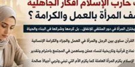 " ليست مجرد مشروع إعالة".. كيف كرم الإسلام المرأة العاملة؟