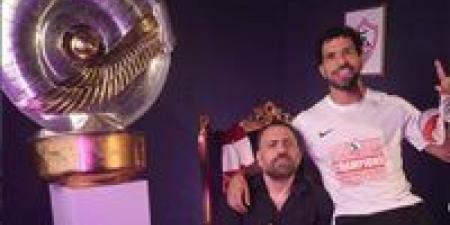 المهدي سليمان يحتفل بدرع الدوري برسالة نارية: الزمالك لا يعترف إلا بالنهاية