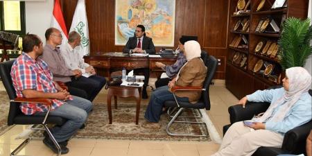 نائب محافظ الفيوم يترأس لجنة حصر أراضي أملاك الدولة