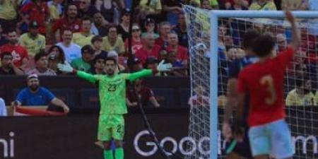 ملخص تألق مصطفى شوبير في حراسة مرمي منتخب مصر أمام البرازيل.. فيديو