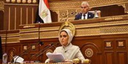 سحر نصر تستعرض تقرير لجنة الشئون المالية والاقتصادية والاستثمار بشأن خطة التنمية الاقتصادية والاجتماعية للعام المالي 2026/2027