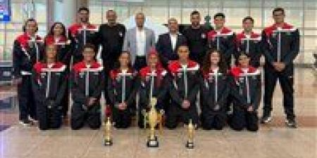 رئيس اتحاد السباحة يستقبل بعثة منتخب مصر للمياه المفتوحة بعد حصد الكأس الإفريقية