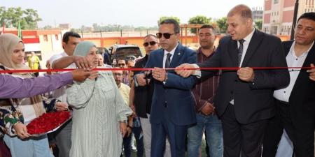 في احتفالات المحافظة بعيدها القومي.. محافظ المنوفية يفتتح 3 مدارس جديدة بالباجور