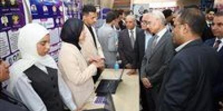 افتتاح الملتقى الثالث للتوظيف ومشروعات التخرج لحاسبات ومعلومات المنيا وتنفيذ 6 مشروعات لخدمة الحرم الجامعي