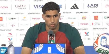 أشرف حكيمي يتحدى البرازيل قبل مواجهة المونديال: نعرفكم جيدًا وجماهير المغرب ستتفوق عليكم