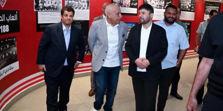 نادي الزمالك يستقبل وفدًا من نادي الوفاق الليبي لبحث التعاون وتبادل الخبرات.. صور