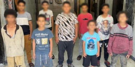 ضبط 9 رجال وسيدة لاستغلالهم أطفال في التسول بالقاهرة