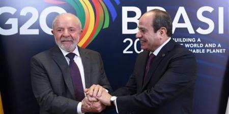 السيسى لنظيره البرازيلى: تعزيز العلاقات وتنفيذ مقررات الشراكة الاستراتيجية بين البلدين