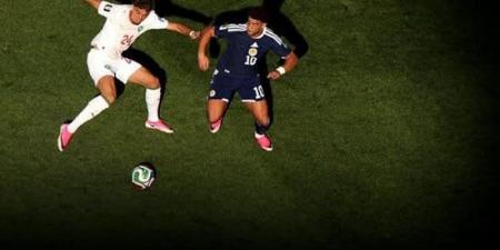 المغرب يتقدم على إسكتلندا بهدف صيباري في الشوط الأول بكأس العالم 2026.. صور