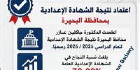 نتيجة الشهادة الإعدادية محافظة البحيرة 2026 برقم الجلوس.. رابط سريع ومباشر للاستعلام