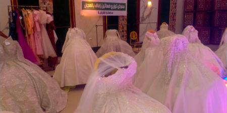 تنظيم معرض خاص لتوزيع فساتين الزفاف لدعم زواج الفتيات اليتيمات بالشرقية