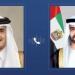 رئيس الإمارات وأمير قطر يبحثان علاقات التعاون والتطورات الإقليمية