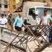 إيقاف أعمال بناء مخالف بمنطقة نجع دياب بحي المطار بمحافظة الأقصر