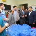 محافظ كفرالشيخ يطمئن على رئيس قرية أُصيبت أثناء أداء واجبها.. ويوجه بتوفير الرعاية الطبية الكاملة
