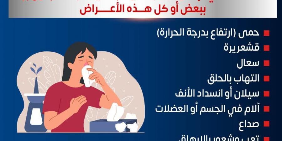 الصحة
      تكشف
      أعراض
      الإنفلونزا
      الموسمية
      وتدعو
      المواطنين
      للتطعيم