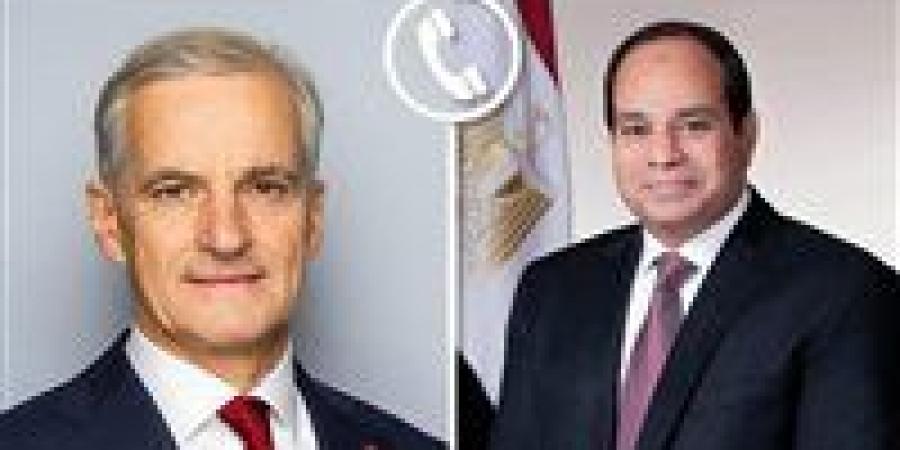 الرئيس
      السيسي
      يؤكد
      اعتزاز
      مصر
      بعلاقات
      التعاون
      الوثيقة
      مع
      النرويج
      وسعيها
      المشترك
      لترسيخ
      دعائم
      الاستقرار
      الإقليمي