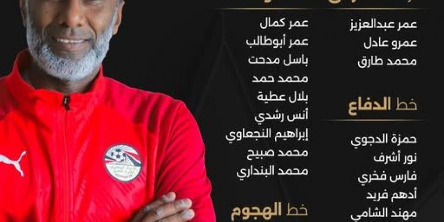 الكاس
      يعلن
      قائمة
      منتخب
      مصر
      تحت
      17
      عاما
      التي
      تشارك
      في
      كأس
      العالم