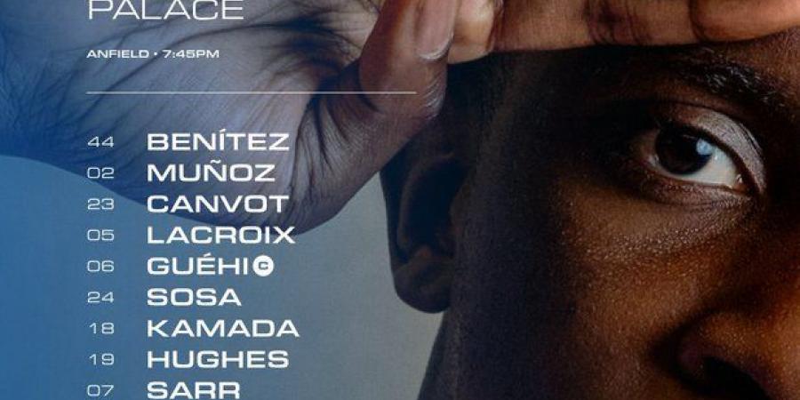 التشكيل
      الرسمي
      لمباراة
      ليفربول
      وكريستال
      بالاس
      في
      كأس
      رابطة
      المحترفين
      الإنجليزية..
      موقف
      محمد
      صلاح