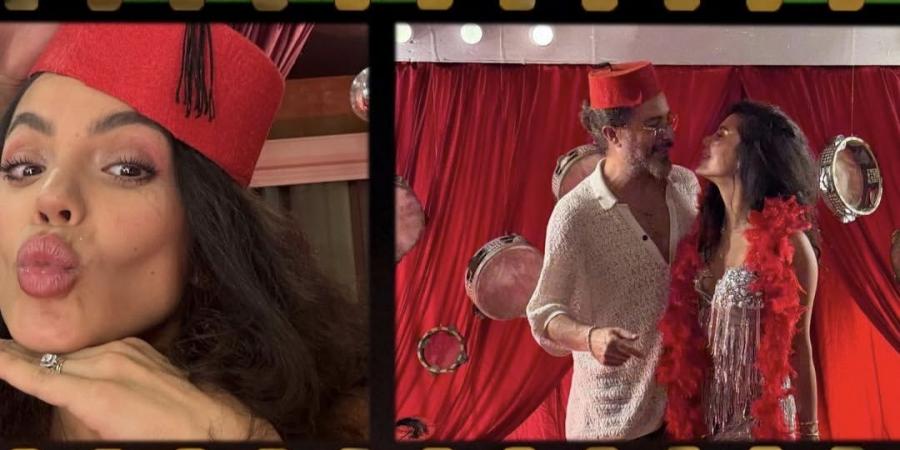 بالطرابيش
      وبدل
      الرقص..
      هادي
      الباجوري
      وزوجته
      هايدي
      يحتفلان
      بالحنة
      في
      الجونة